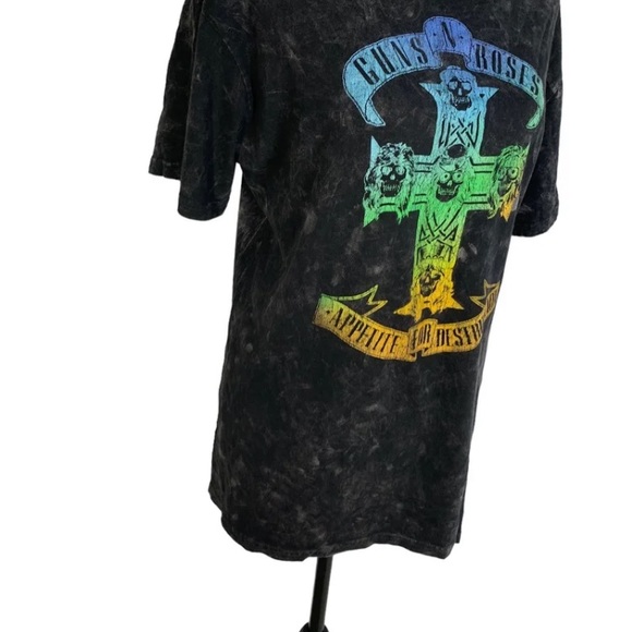 NWT Guns N Roses men’s XL acid wash T-Shirt 
- - Picture 5 of 11